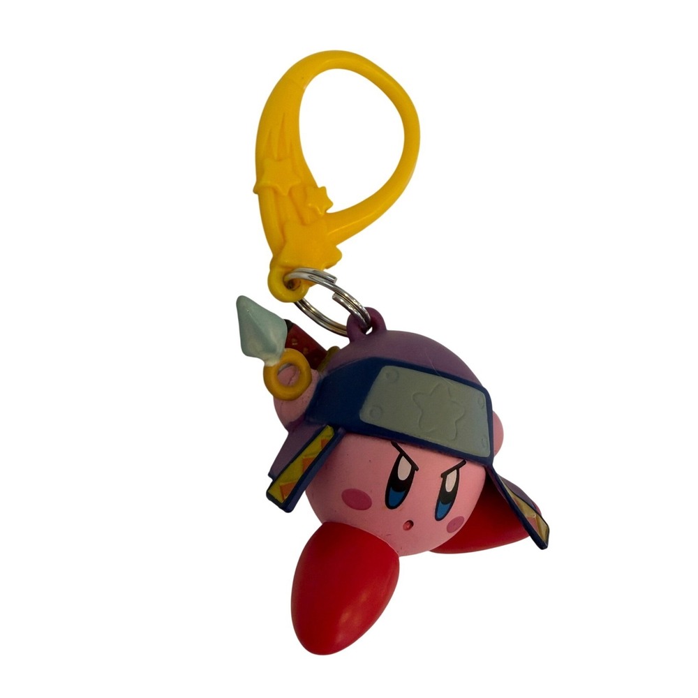 Nintendo Kirby Ninja Backpack Hanger Keychain Figure Purple Ninja Kirby Hanger